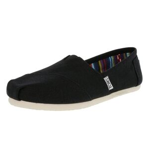 NWB TOMS Alpargata Classic Canvas Slip-On‎ - Women's Black Size 9.5